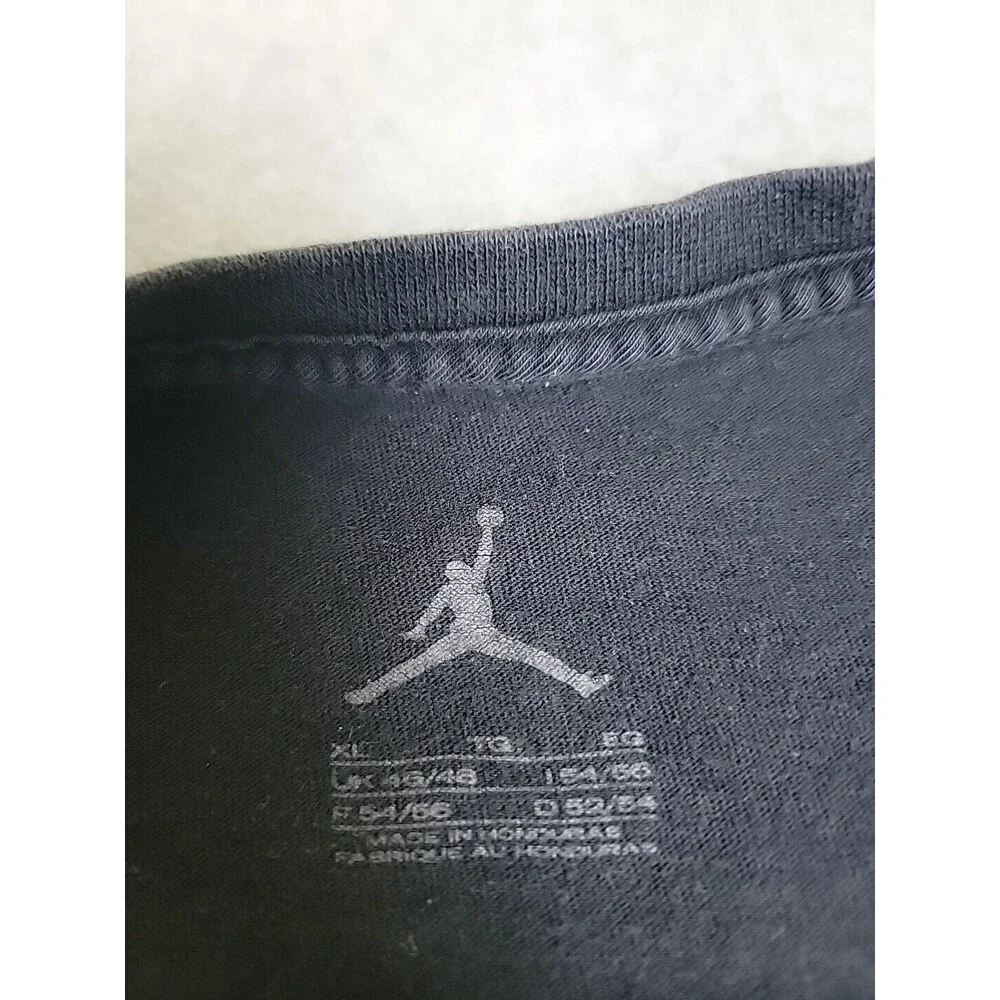 Jordan Spike Mike Shirt Mens XL Black Shoe Graphic Basketball Elephant Print‎ *
